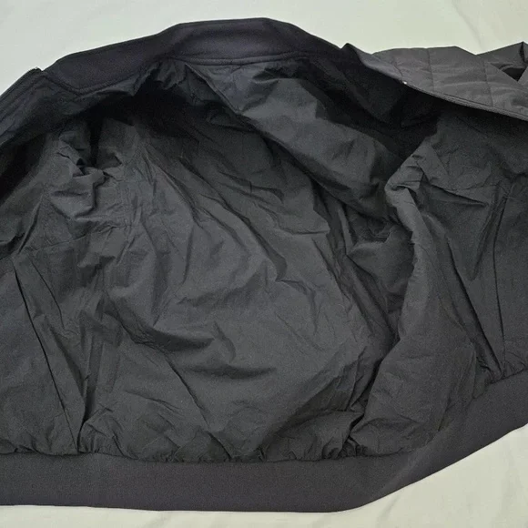 Lululemon Switch Over Bomber Jacket BLK Black Reversible Men's Size Medium - Picture 7 of 10